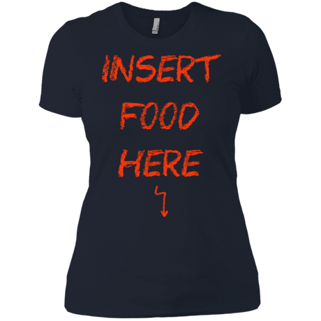 T-Shirts Midnight Navy / X-Small Insert Food Women's Premium T-Shirt