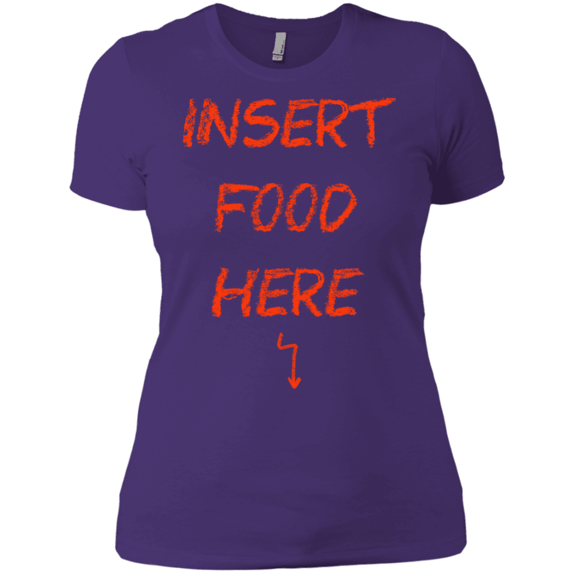 T-Shirts Purple Rush/ / X-Small Insert Food Women's Premium T-Shirt