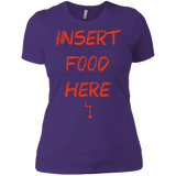T-Shirts Purple Rush/ / X-Small Insert Food Women's Premium T-Shirt