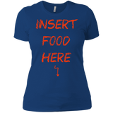 T-Shirts Royal / X-Small Insert Food Women's Premium T-Shirt