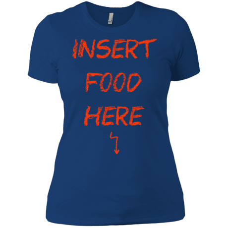 T-Shirts Royal / X-Small Insert Food Women's Premium T-Shirt