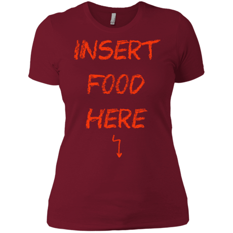 T-Shirts Scarlet / X-Small Insert Food Women's Premium T-Shirt