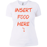 T-Shirts White / X-Small Insert Food Women's Premium T-Shirt