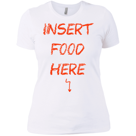 T-Shirts White / X-Small Insert Food Women's Premium T-Shirt