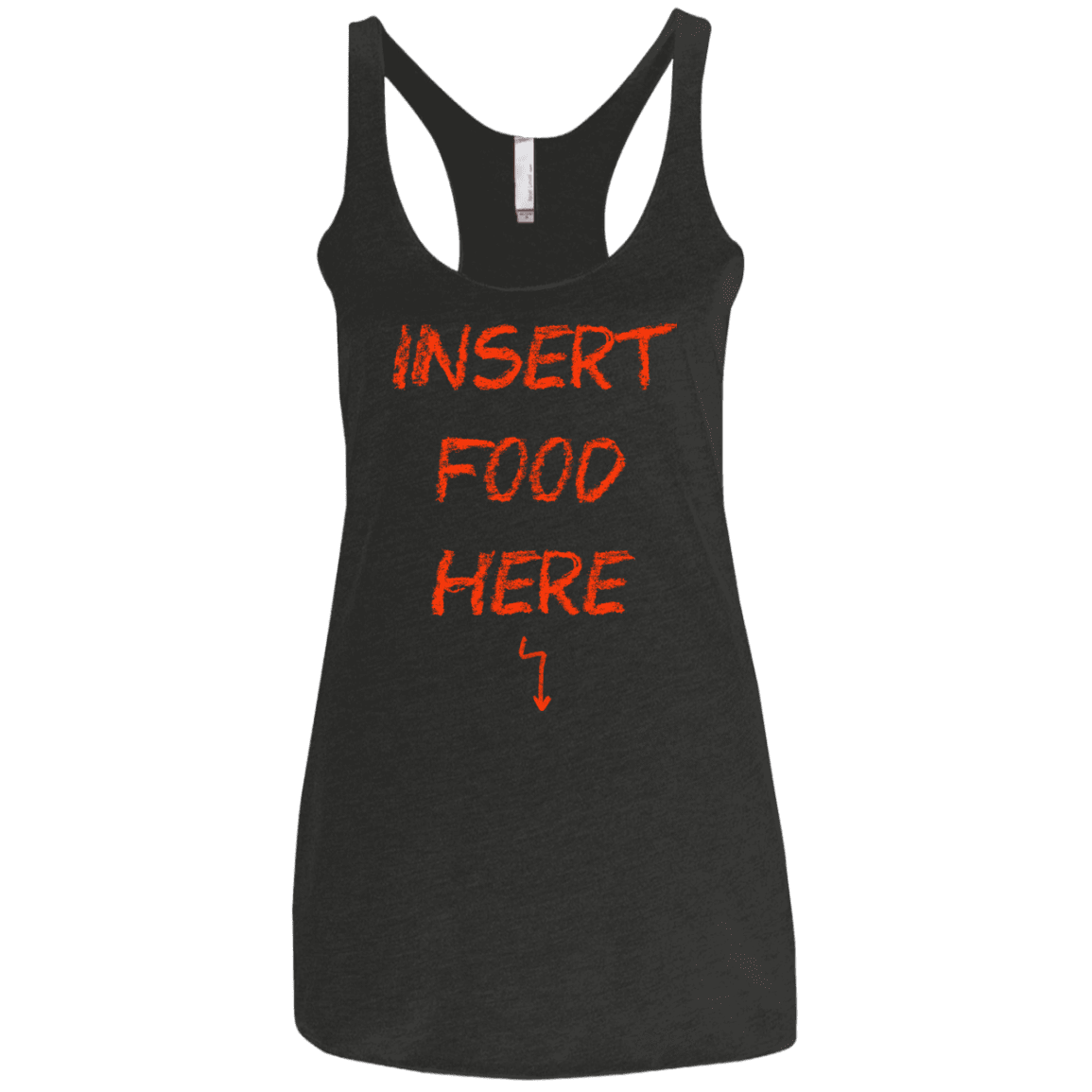 T-Shirts Vintage Black / X-Small Insert Food Women's Triblend Racerback Tank