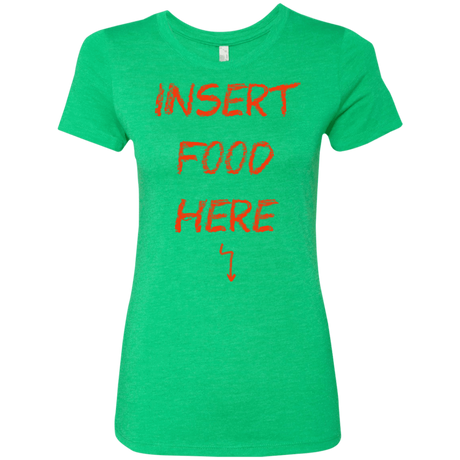 T-Shirts Envy / S Insert Food Women's Triblend T-Shirt