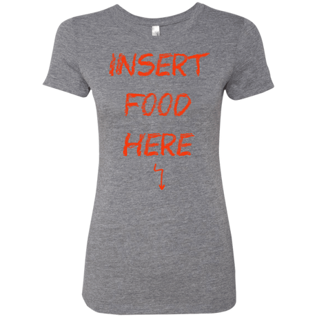 T-Shirts Premium Heather / S Insert Food Women's Triblend T-Shirt