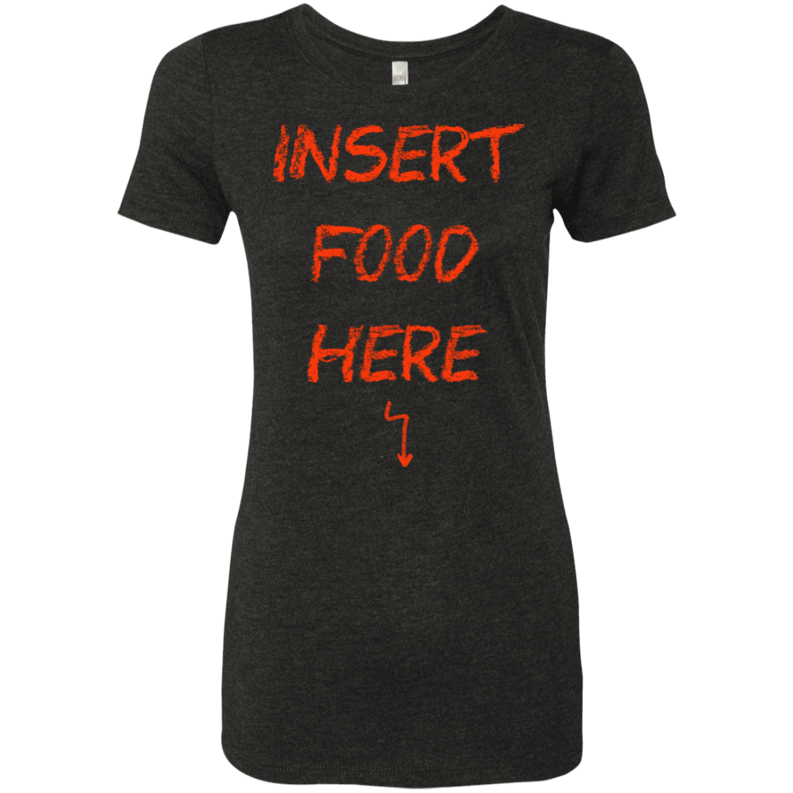 T-Shirts Vintage Black / S Insert Food Women's Triblend T-Shirt