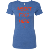 T-Shirts Vintage Royal / S Insert Food Women's Triblend T-Shirt