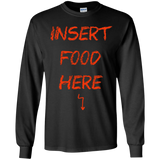 T-Shirts Black / YS Insert Food Youth Long Sleeve T-Shirt
