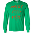 T-Shirts Irish Green / YS Insert Food Youth Long Sleeve T-Shirt