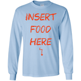 T-Shirts Light Blue / YS Insert Food Youth Long Sleeve T-Shirt