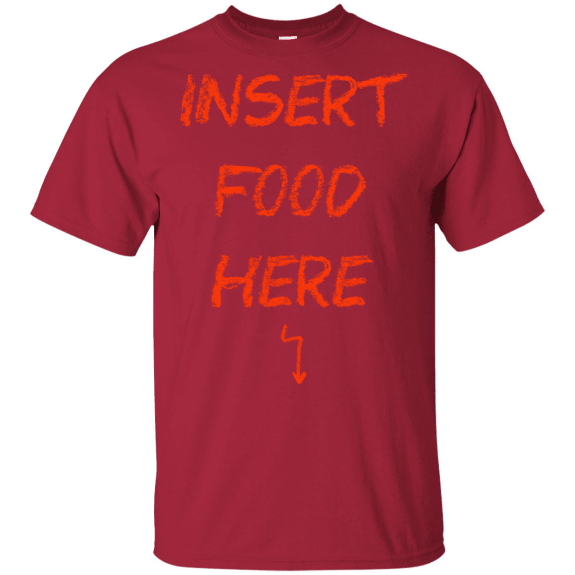 T-Shirts Cardinal / YXS Insert Food Youth T-Shirt