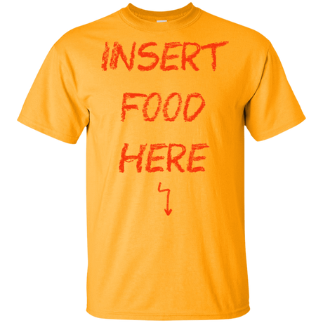 T-Shirts Gold / YXS Insert Food Youth T-Shirt