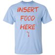 T-Shirts Light Blue / YXS Insert Food Youth T-Shirt