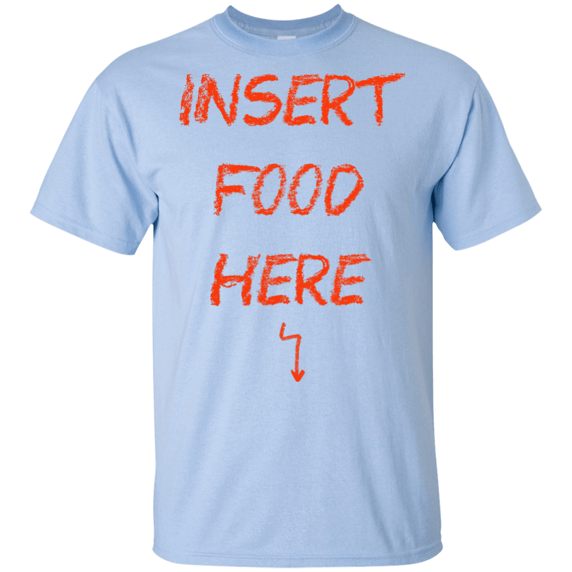 T-Shirts Light Blue / YXS Insert Food Youth T-Shirt