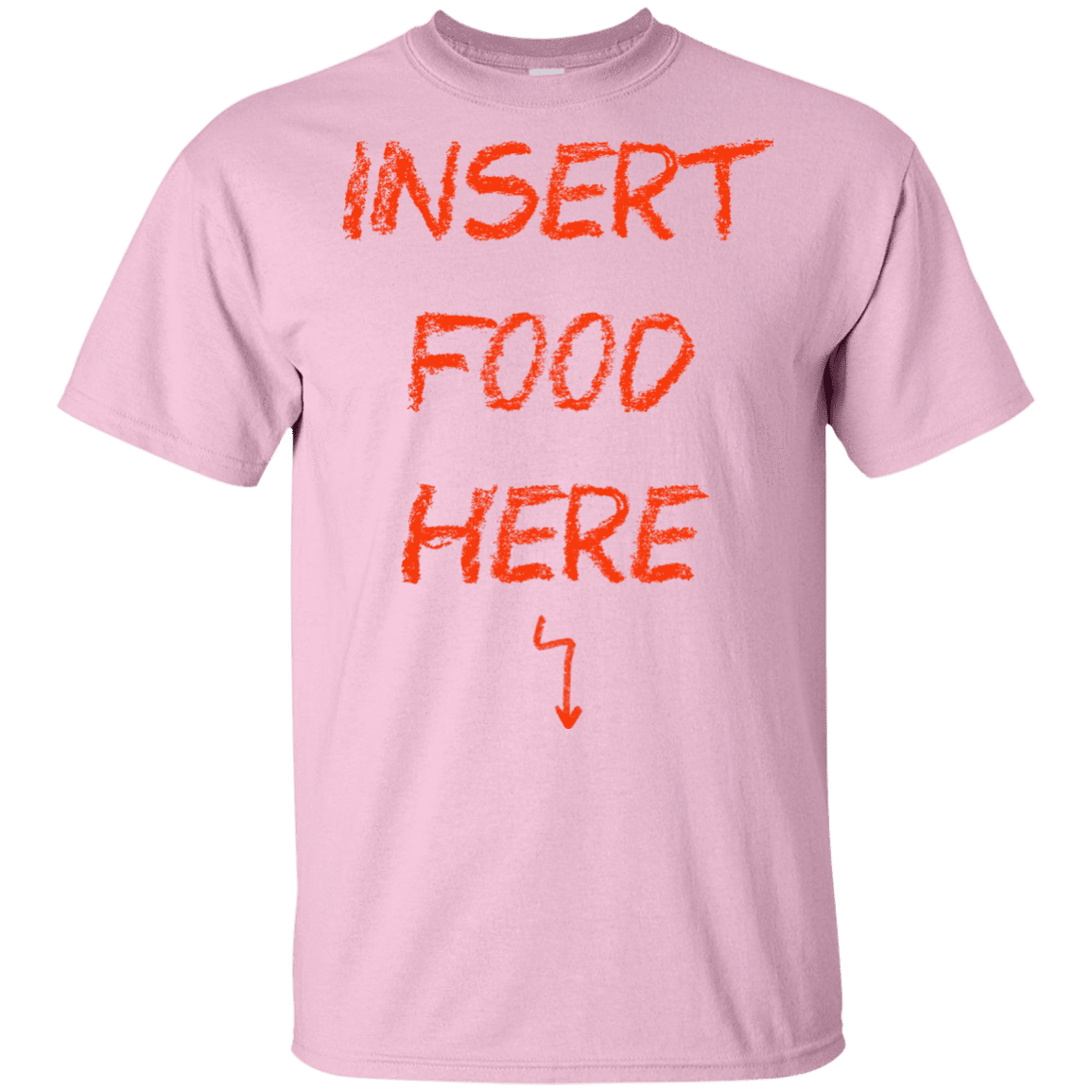 T-Shirts Light Pink / YXS Insert Food Youth T-Shirt