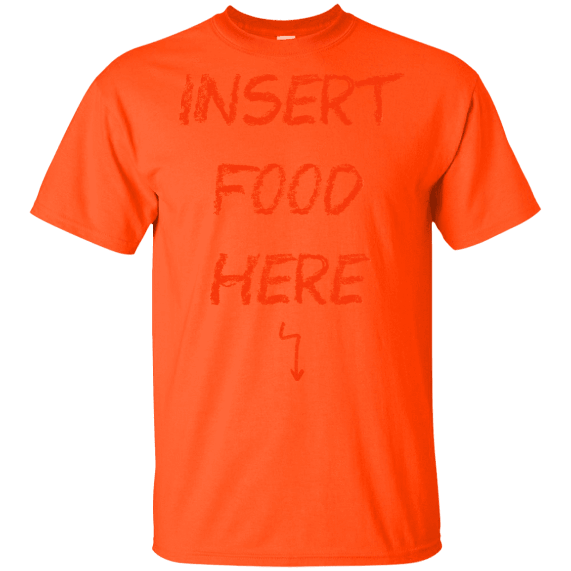 T-Shirts Orange / YXS Insert Food Youth T-Shirt