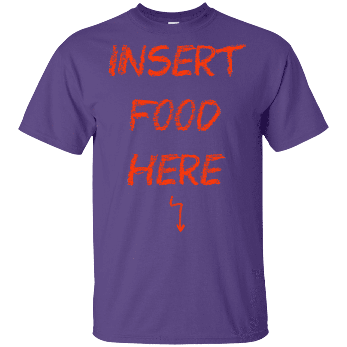 T-Shirts Purple / YXS Insert Food Youth T-Shirt