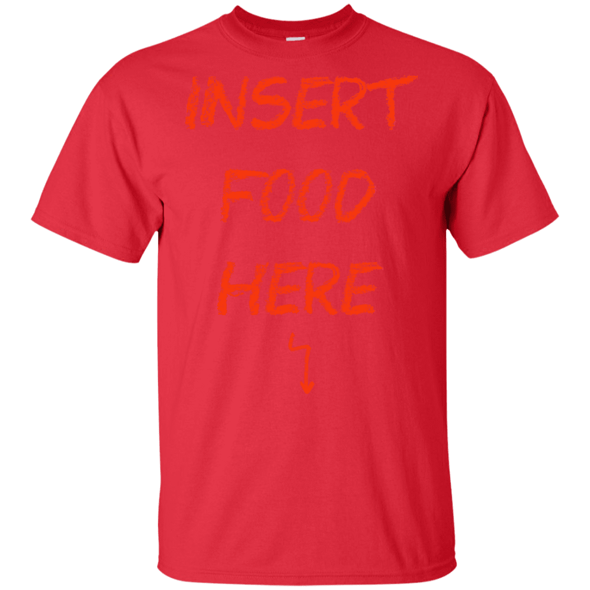 T-Shirts Red / YXS Insert Food Youth T-Shirt