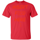 T-Shirts Red / YXS Insert Food Youth T-Shirt