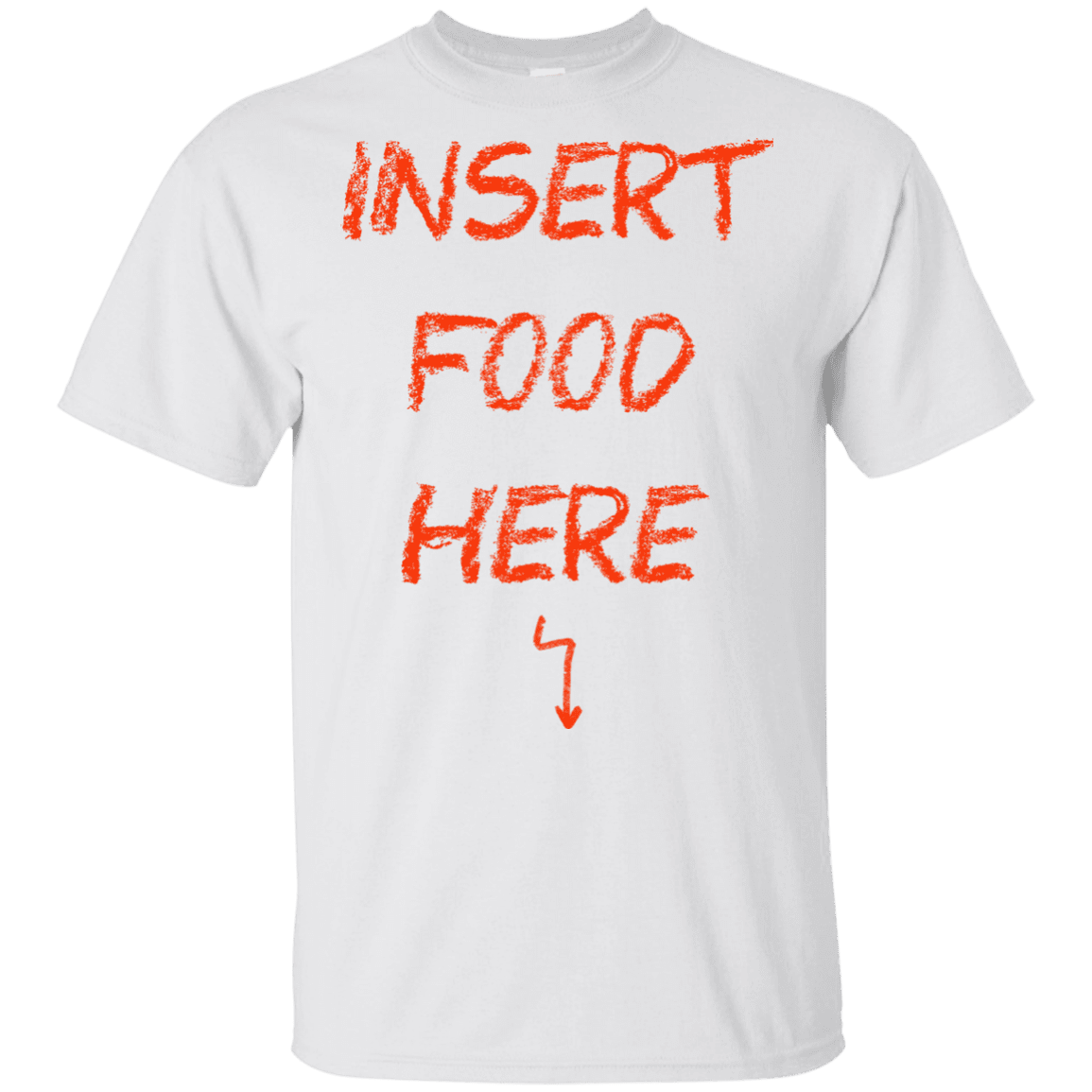 T-Shirts White / YXS Insert Food Youth T-Shirt