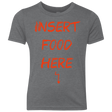 T-Shirts Premium Heather / YXS Insert Food Youth Triblend T-Shirt