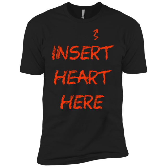T-Shirts Black / YXS Insert Heart Here Boys Premium T-Shirt