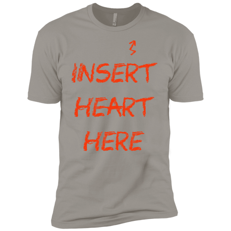 T-Shirts Light Grey / YXS Insert Heart Here Boys Premium T-Shirt