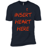T-Shirts Midnight Navy / YXS Insert Heart Here Boys Premium T-Shirt
