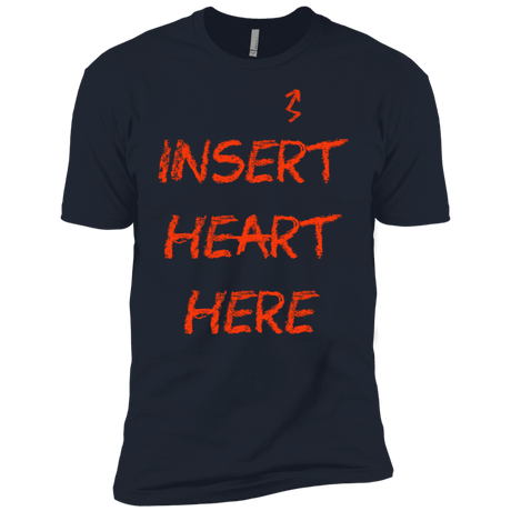 T-Shirts Midnight Navy / YXS Insert Heart Here Boys Premium T-Shirt