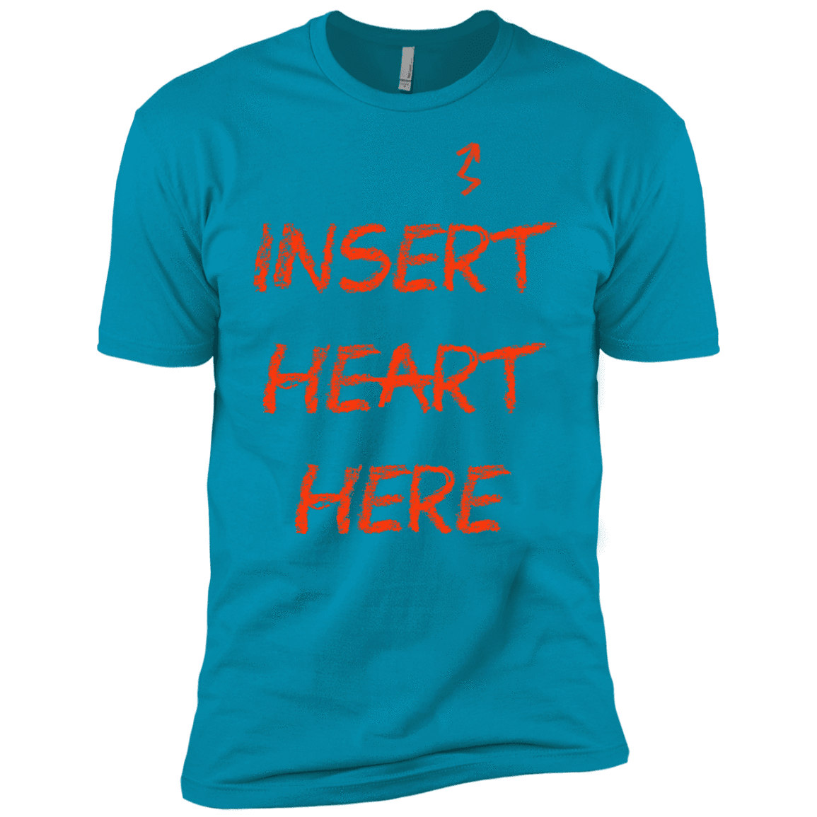 T-Shirts Turquoise / YXS Insert Heart Here Boys Premium T-Shirt