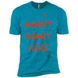 T-Shirts Turquoise / YXS Insert Heart Here Boys Premium T-Shirt
