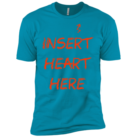 T-Shirts Turquoise / YXS Insert Heart Here Boys Premium T-Shirt