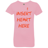 T-Shirts Light Pink / YXS Insert Heart Here Girls Premium T-Shirt