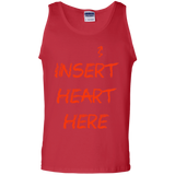 T-Shirts Red / S Insert Heart Here Men's Tank Top