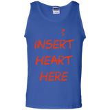 T-Shirts Royal / S Insert Heart Here Men's Tank Top