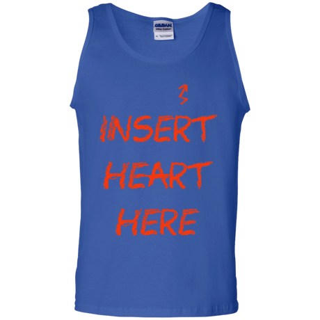 T-Shirts Royal / S Insert Heart Here Men's Tank Top