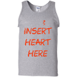 T-Shirts Sport Grey / S Insert Heart Here Men's Tank Top