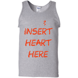 T-Shirts Sport Grey / S Insert Heart Here Men's Tank Top