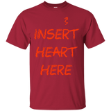 T-Shirts Cardinal / S Insert Heart Here T-Shirt