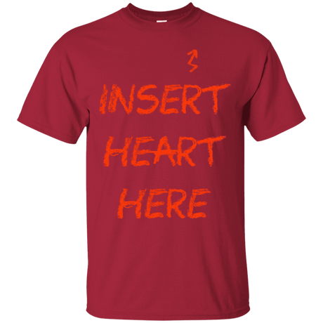 T-Shirts Cardinal / S Insert Heart Here T-Shirt