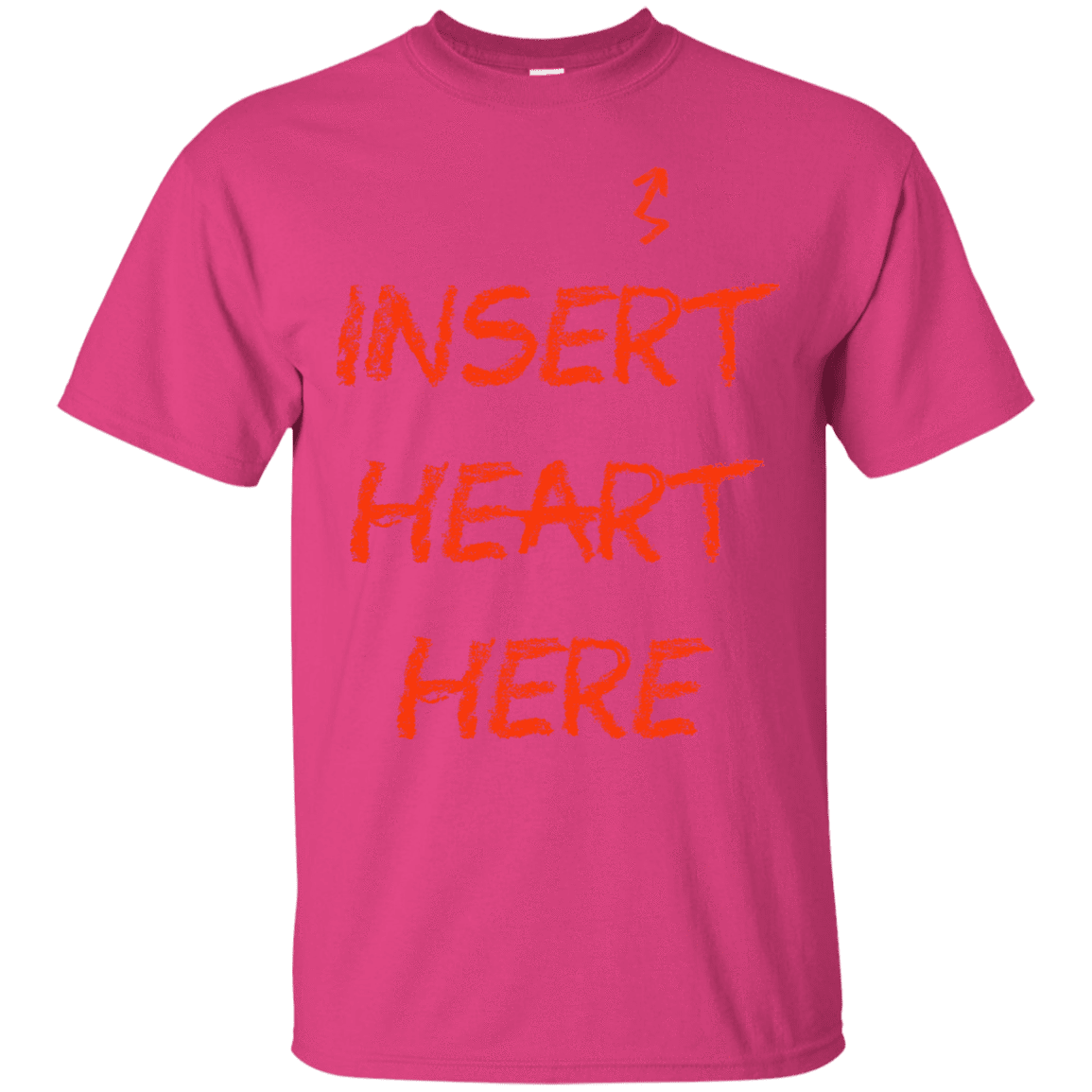 T-Shirts Heliconia / S Insert Heart Here T-Shirt