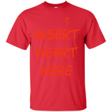 T-Shirts Red / S Insert Heart Here T-Shirt