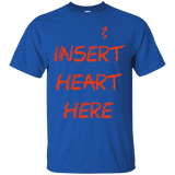 T-Shirts Royal / S Insert Heart Here T-Shirt