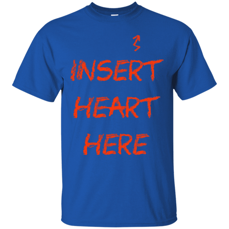 T-Shirts Royal / S Insert Heart Here T-Shirt