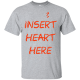 T-Shirts Sport Grey / S Insert Heart Here T-Shirt