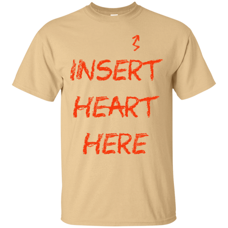 T-Shirts Vegas Gold / S Insert Heart Here T-Shirt