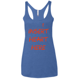 T-Shirts Vintage Royal / X-Small Insert Heart Here Women's Triblend Racerback Tank