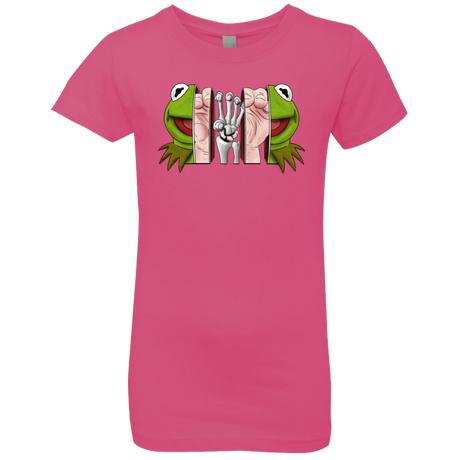 T-Shirts Hot Pink / YXS Inside the Frog Girls Premium T-Shirt